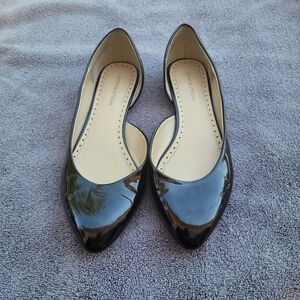 Adrienne Vittadini Shiny Black Loafers